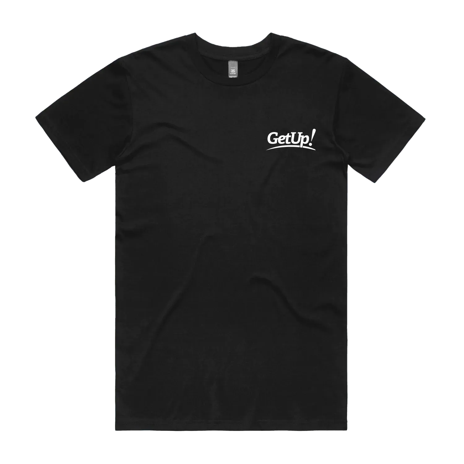 Black front flat lay