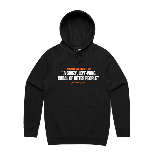 Black front flat lay