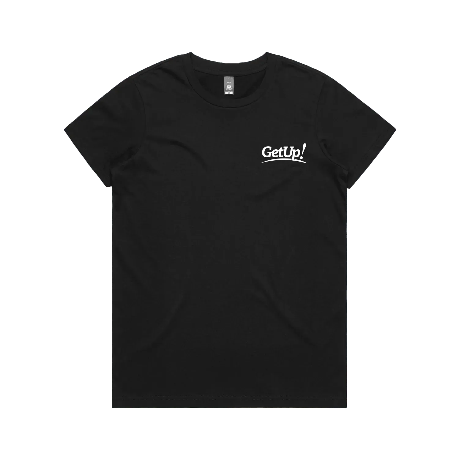 Black front flat lay