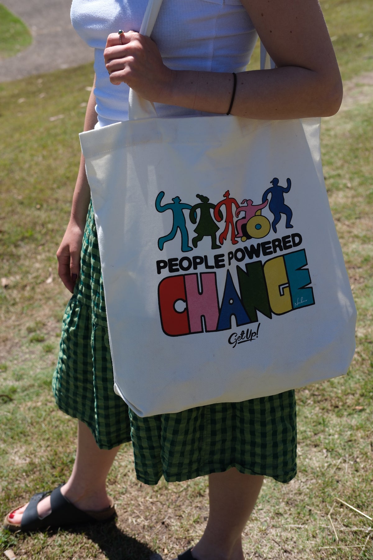 People Powered Change tote