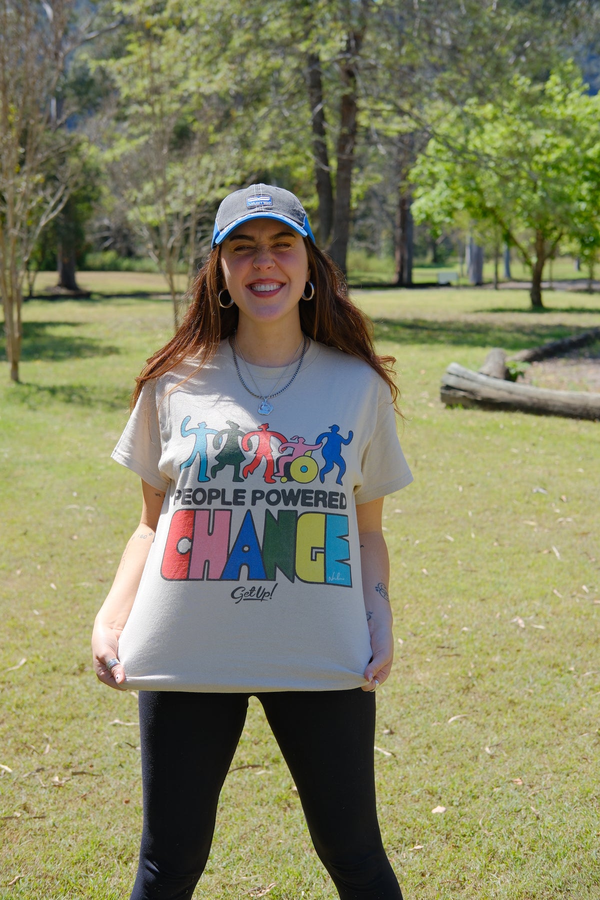 People Powered Change tee