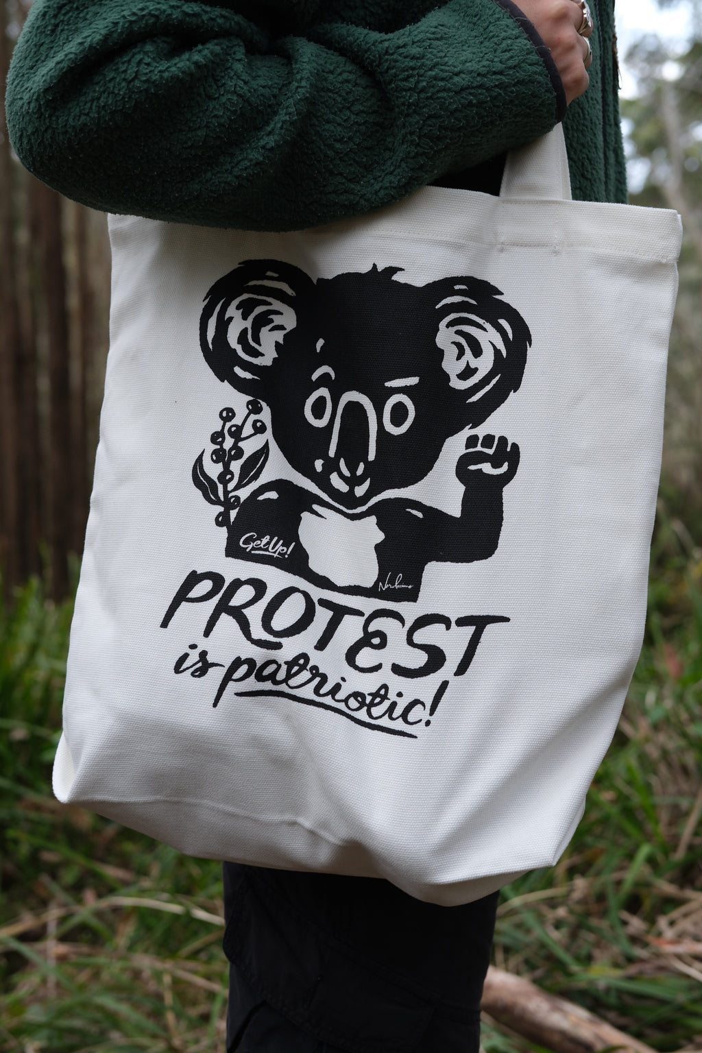 Protest is Patriotic tote