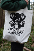 Protest is Patriotic tote