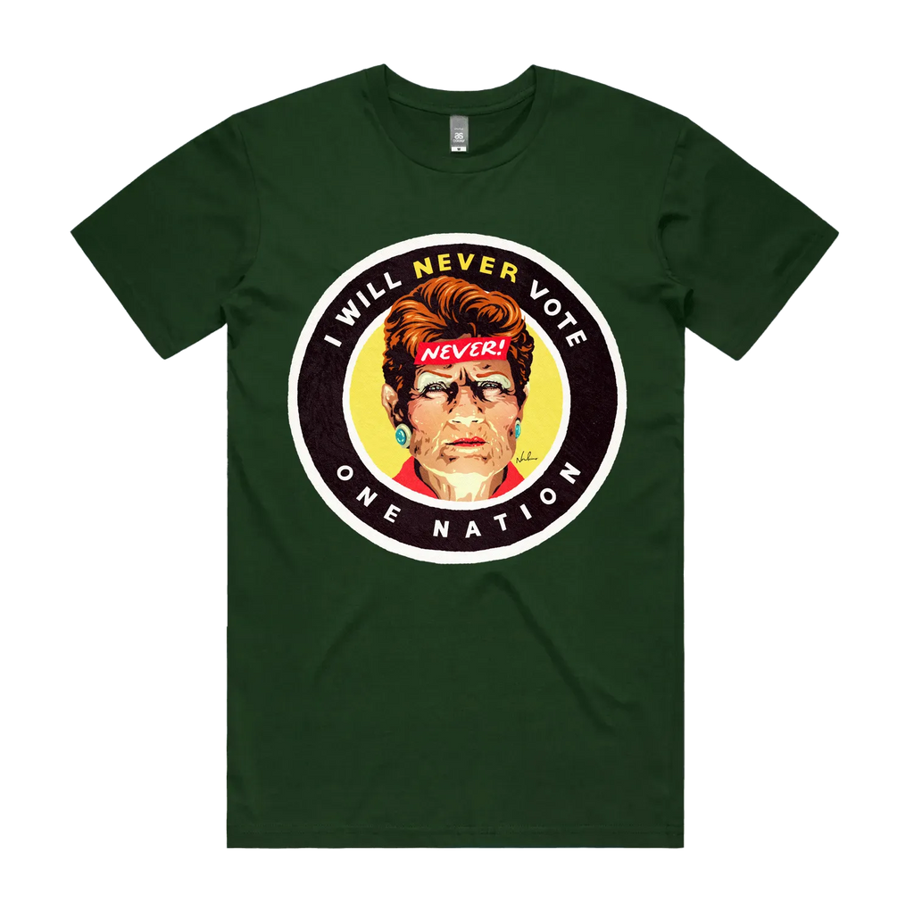 Forest Green front flat lay
