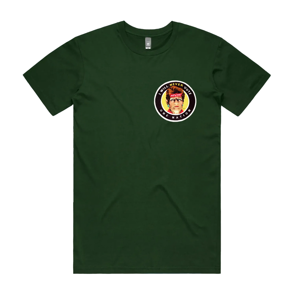 Forest Green front flat lay
