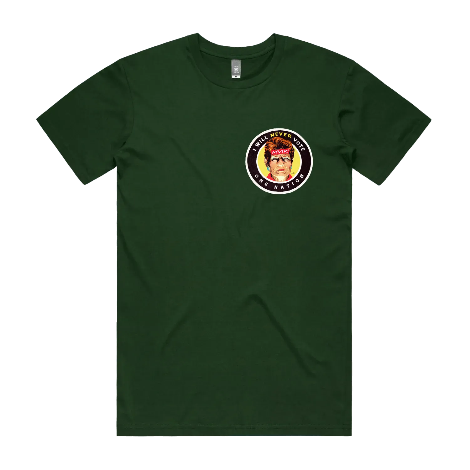 Forest Green front flat lay