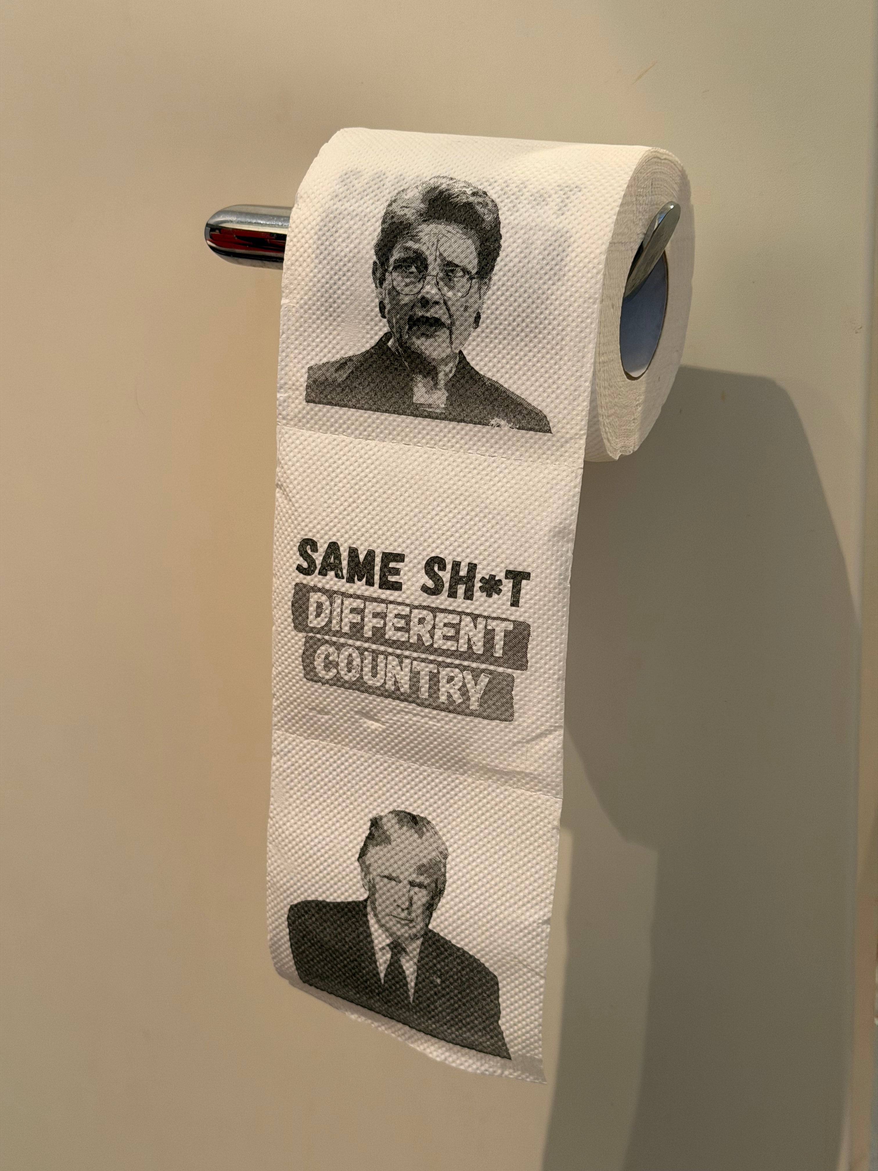 The far right toilet roll