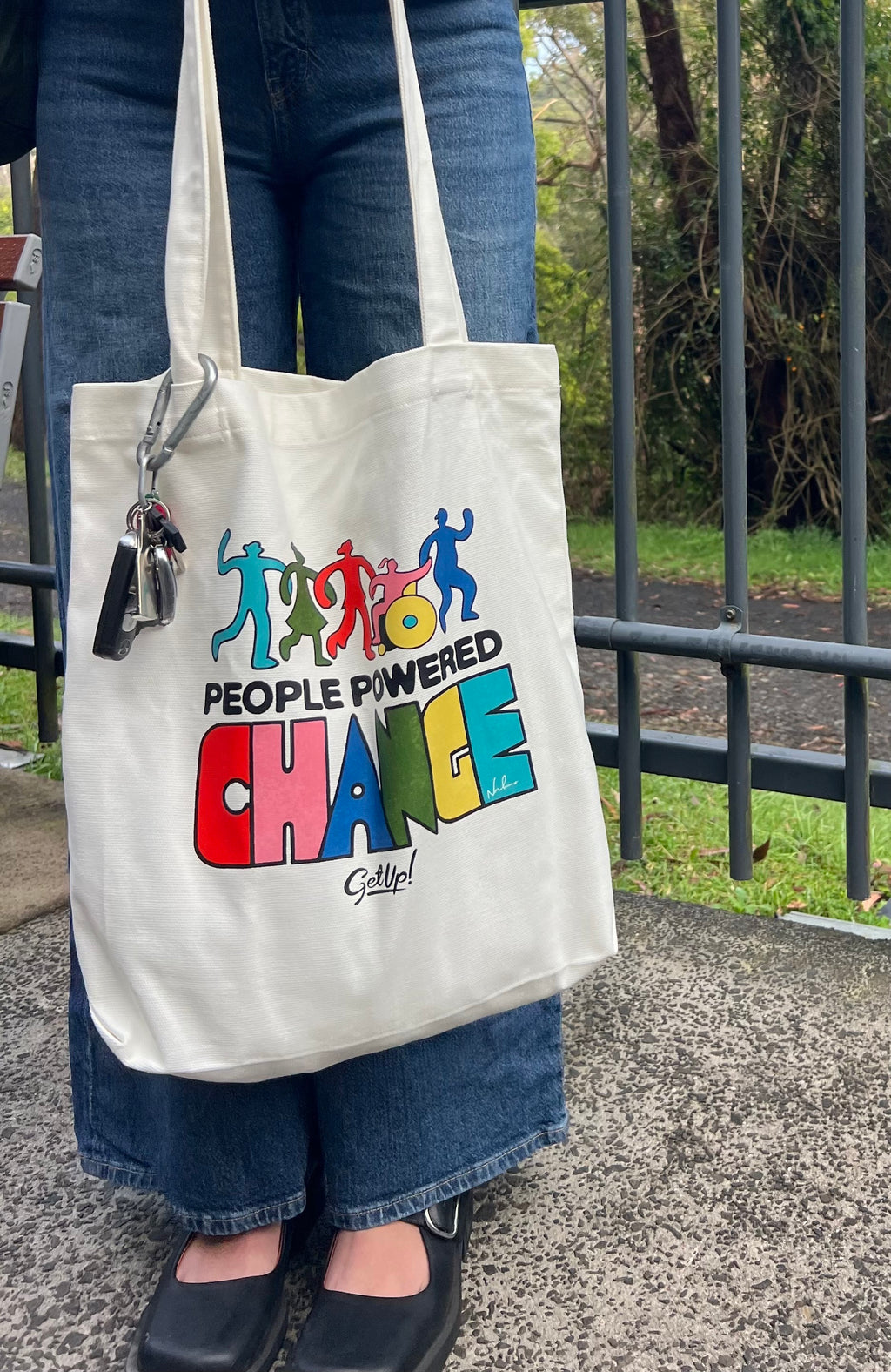 People Powered Change tote