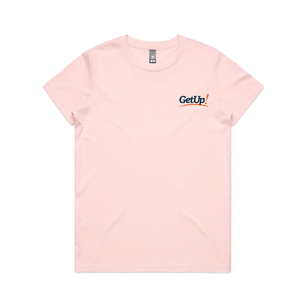 Pink front flat lay