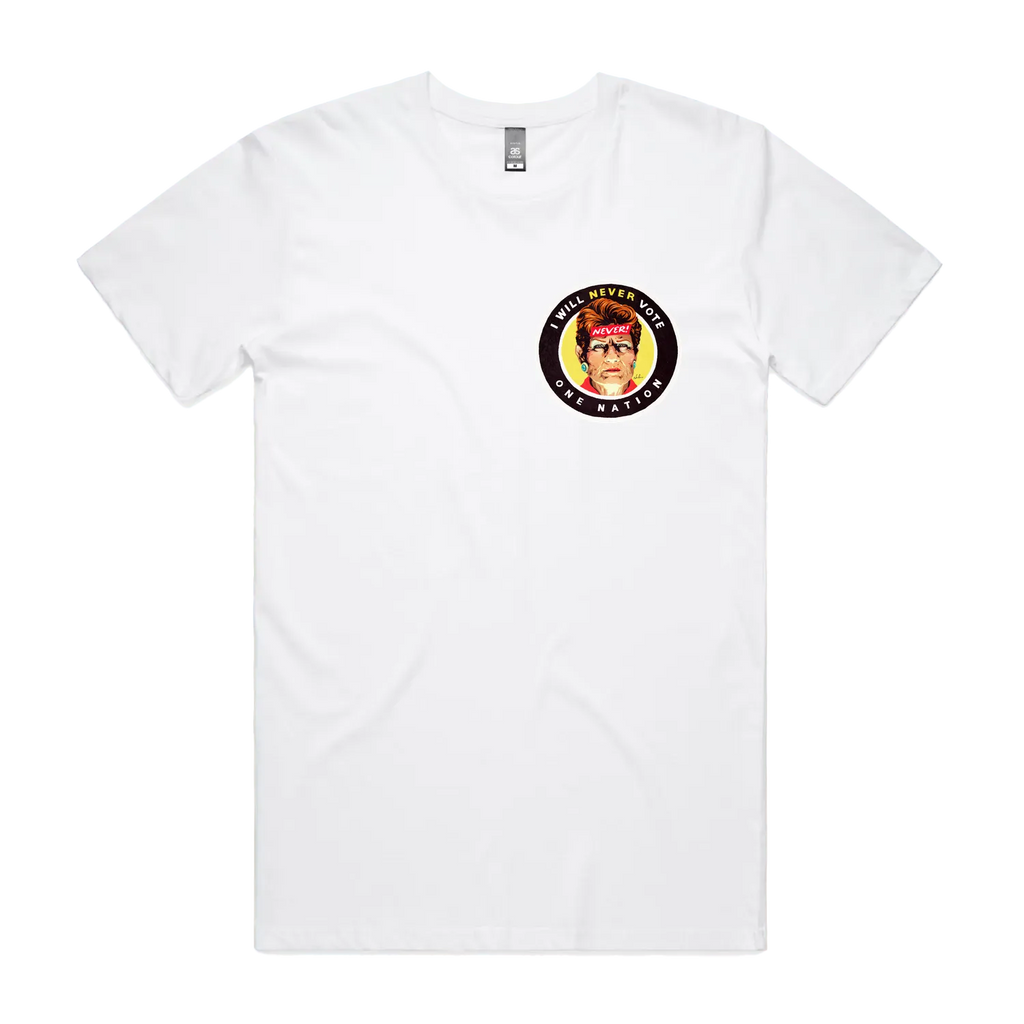 White front flat lay