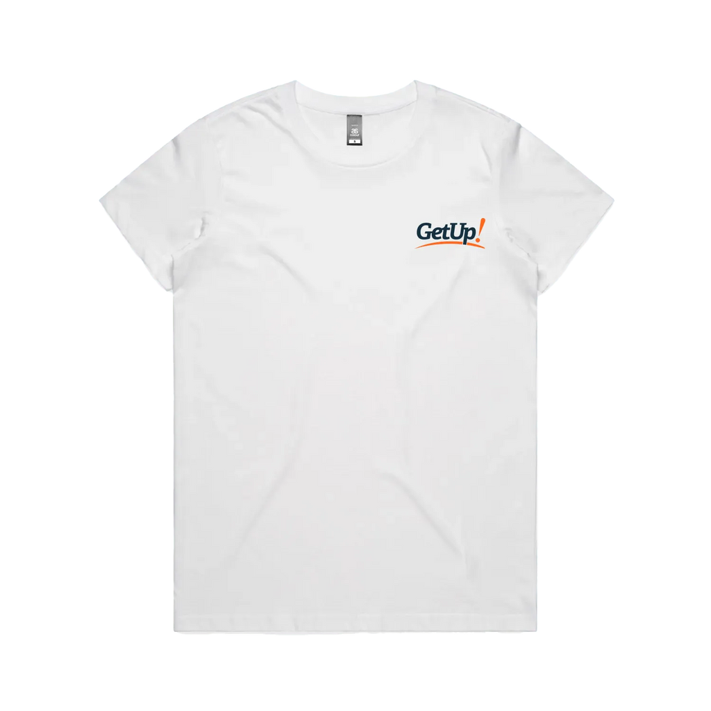 White front flat lay